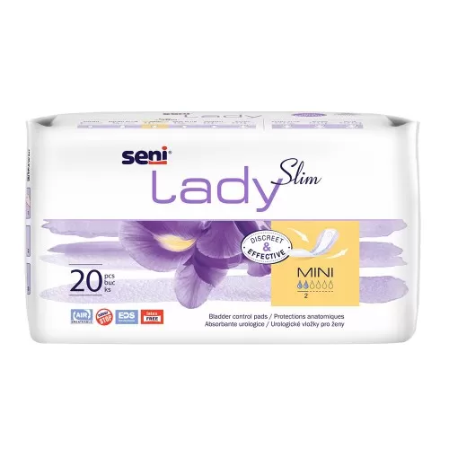 Absorbante urologice pentru femei Lady, Mini, 20 bucati, Seni