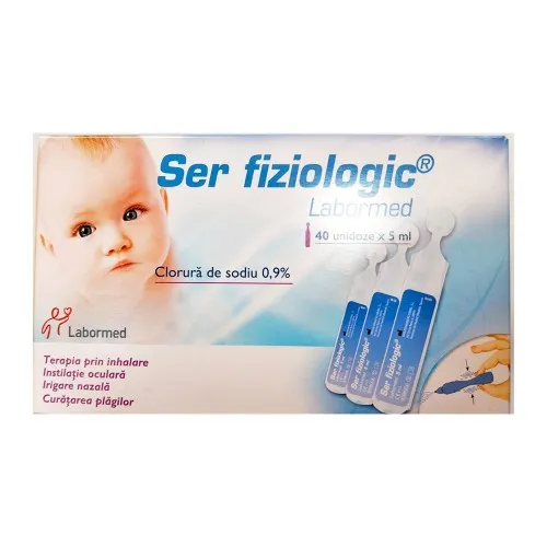 Ser Fiziologic 5ml, 40 fiole, Labormed