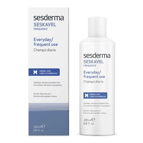 Sampon de Curatare Zi de Zi, Seskavel, 200 ml, Sesderma