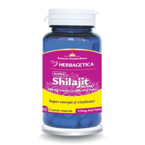 Shilajit Mumio, 60 capsule, Herbagetica