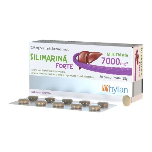 Silimarina Forte, 30 comprimate, Hyllan