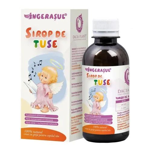 Sirop de tuse Ingerasul, 200 ml, Dacia Plant