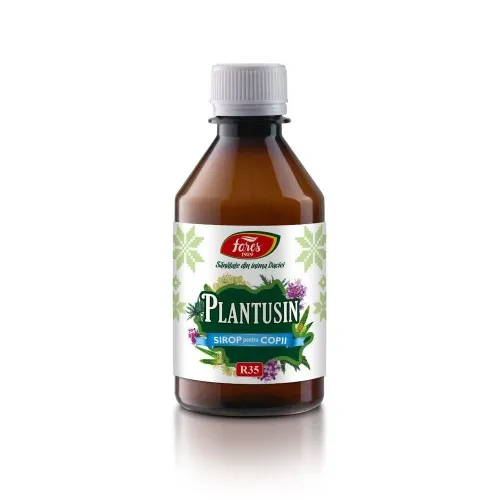 Sirop pentru copii Plantusin Mami si Bebe R58, 100 ml, Fares