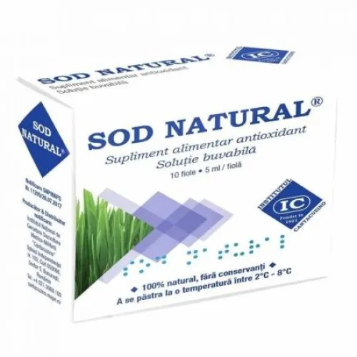 Sod Natural-sol.orala 5ml x 10-Inst. Cantacuzino