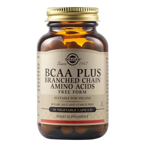 BCAA Plus, 50 capsule, Solgar