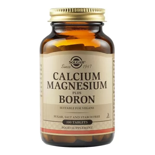 Calcium Magnesium plus Boron, 100 tablete, Solgar