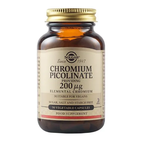 Crom Picolinat, 90 tablete, Solgar