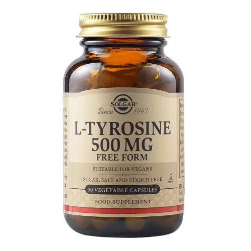 L-Tyrosine 500mg, 50 comprimate, Solgar
