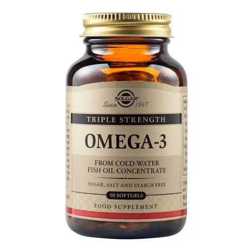 Omega 3 Triples Strength, 50 capsule moi, Solgar