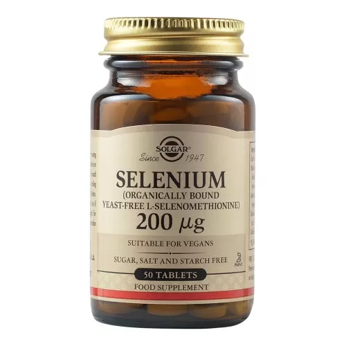 Selenium 200mcg , 50 tablete, Solgar