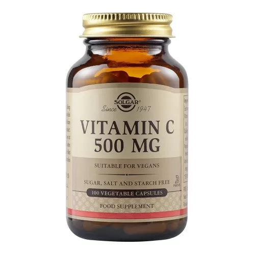 Vitamina C 500mg, 100 capsule, Solgar