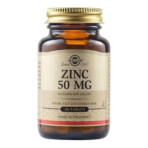 Zinc Gluconate 50mg, 100 tablete, Solgar