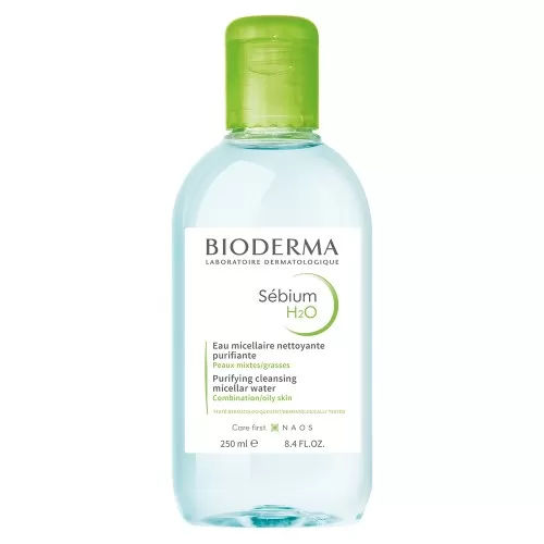 Solutie micelara pentru ten mixt si gras Sebium H2O, 250 ml, Bioderma