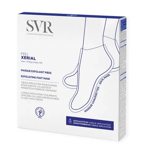 Sosete exfoliante 5% Uree Xerial, 1 pereche, Svr