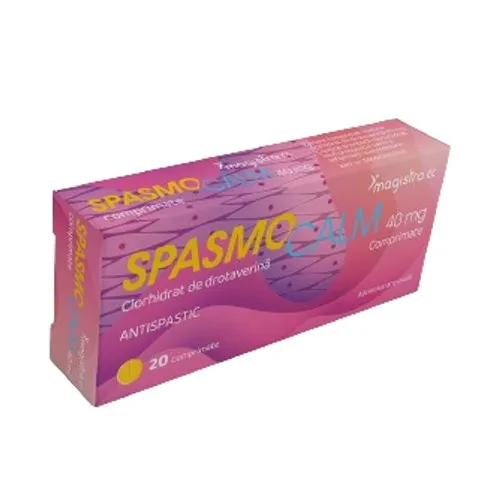 Spasmocalm, 40 mg, 20 comprimate, Magistra, Magistra