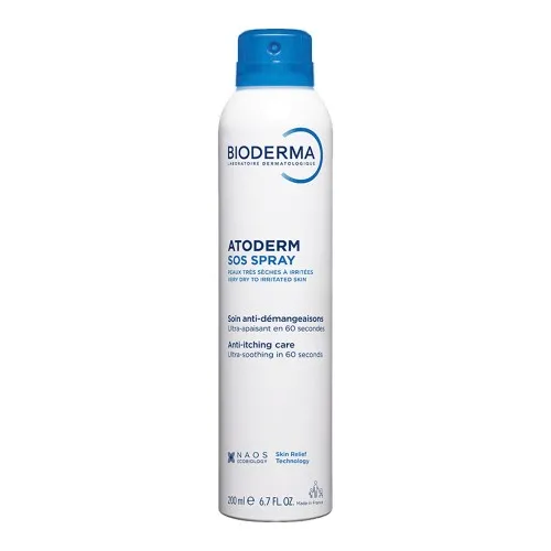 Spray anti-prurit cu efect calmant imediat Atoderm SOS, 200 ml, Bioderma