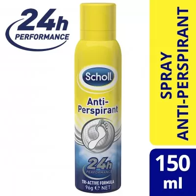 Spray anti-perspirant pentru picioare, 150 ml, Scholl