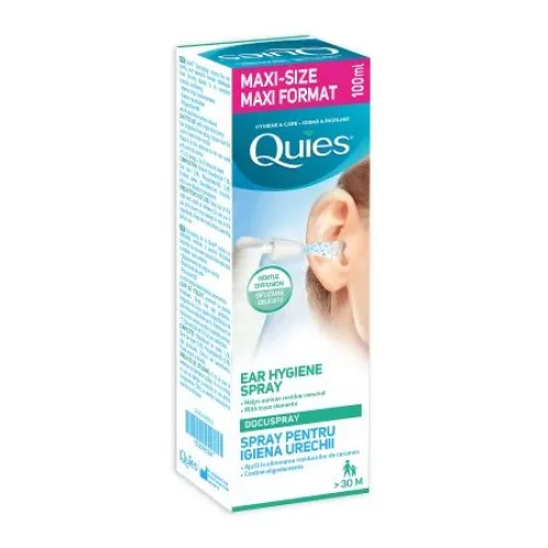 Spray auricular bazat pe elemente marine Docuspray, 100 ml, Quies
