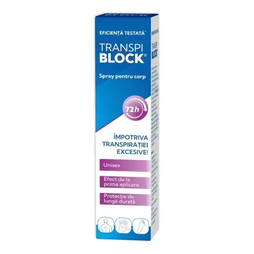 Spray Corp Transpiblock, 100ml, Zdrovit