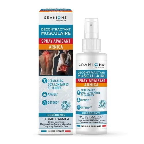 Spray cu Arnica Decontractant Muscular, 10ml, Granions