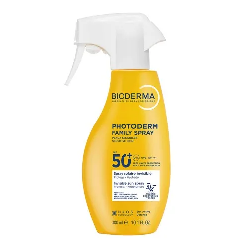 Spray cu protectie solara SPF 50+ Photoderm Family, 300 ml, Bioderma