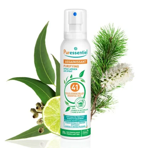Spray de purificare a aerului cu 41 uleiuri esentiale, 200 ml, Puressentiel