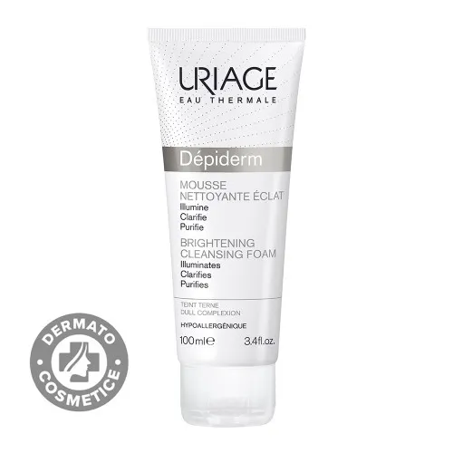 Spuma de curatare depigmentanta pentru ten tern Depiderm, 100 ml, Uriage