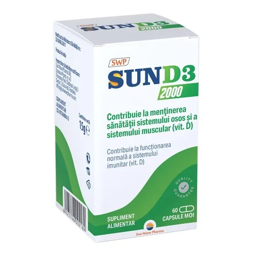 Sun D3, 60 capsule, Sun Wave Pharma