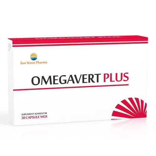 Omegavert Plus, 30 capsule, Sun Wave Pharma