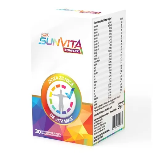 SunVita Complex, 30 comprimate, Sun Wave Pharma