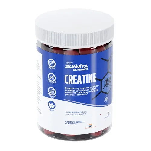 Jeleuri cu Creatina Sunvita, 90 jeleuri, Sun Wave