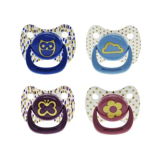 Suzeta din latex rotunda cu model 12M+ Baby, 1 bucata, Minut