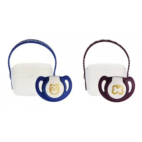 Suzeta si cutie de protectie 6 luni+ Baby, 1 bucata, Minut