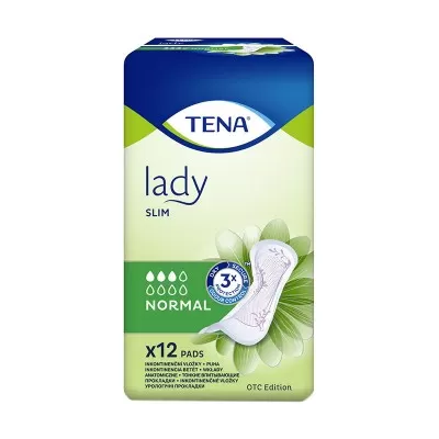 Absorbante pentru incontinenta urinara Lady Slim Normal, 12 bucati, Tena