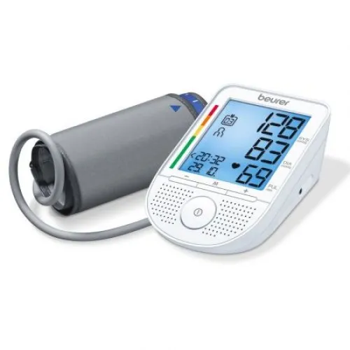 Tensiometru electronic de brat cu mesaj vocal, BM49, Beurer