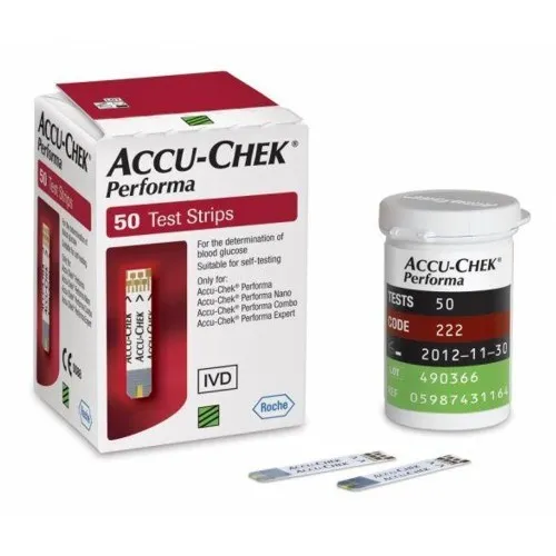 Teste glicemie Accu-Chek Performa, 50 bucati, Accu-Chek