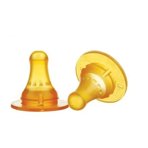 Tetina latex 6 luni+ Baby, 2 bucati, Minut