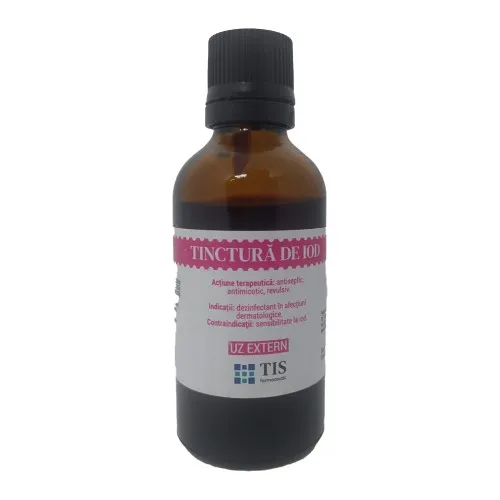 Tinctura de iod, 50ml, Tis Farmaceutic