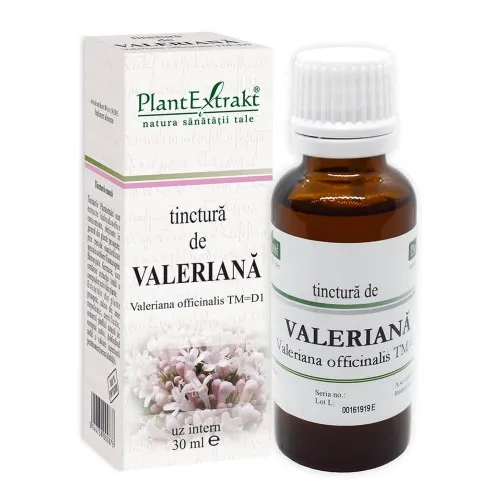 Tinctura de Valeriana, 30ml, Plantextract