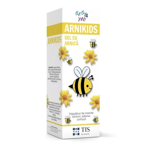 Gel cu arnica pentru copii, Arnikids Baby 4 You, 20 ml, Tis