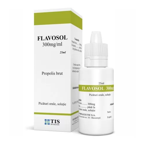 Flavosol solutie orala, 300 mg/ml, 25 ml, Tis Farmaceutic