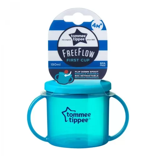 Tommee Tippee TT0049 Basics First Cup Cana Albastru +4luni x 190 ml