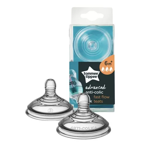 Tetina cu flux rapid Closer to Nature, 2 bucati, Tommee Tippee