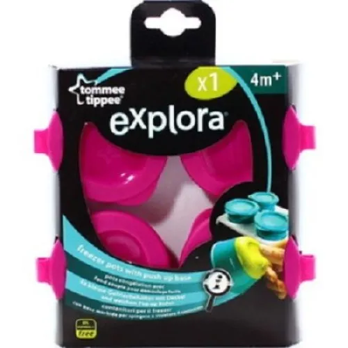 Tommee Tippee TT446500 Explora Recipiente Stocare Hrana + Suport -buc x 4
