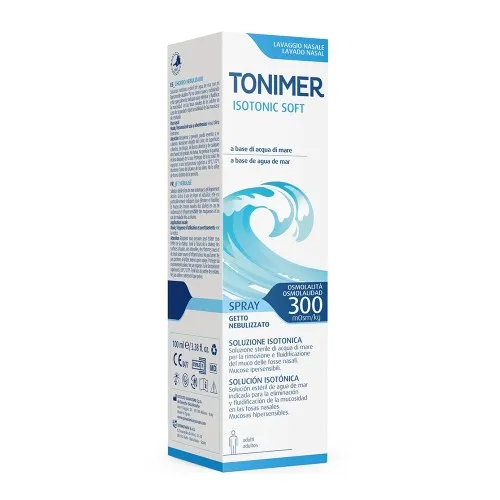 Spray nazal izotonic Isotonic Soft, 300 mOsm/Kg, 100 ml, Tonimer
