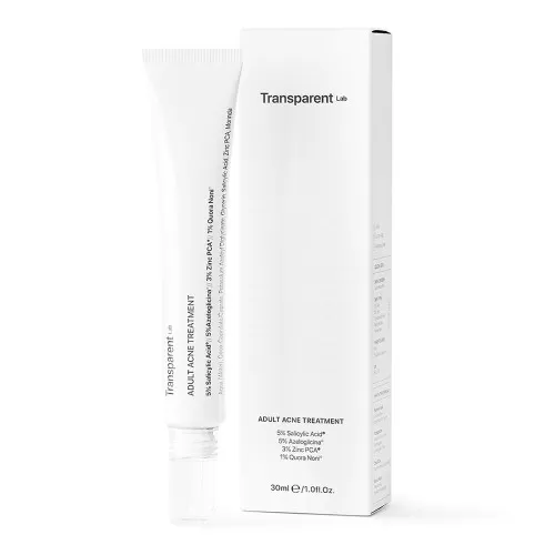 Tratament de Noapte Local Anti-Acnee cu BHA si Azeloglicina, 30ml, Transparent Lab