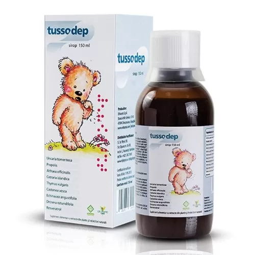 Tussodep sirop de tuse pentru copii, 150 ml, Dr. Phyto