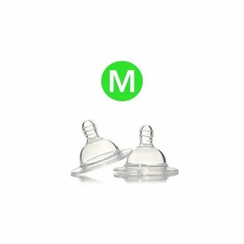 Twistshake Tetina Anticolici Silicon BFA 0% Medium +2 luni -buc x 2