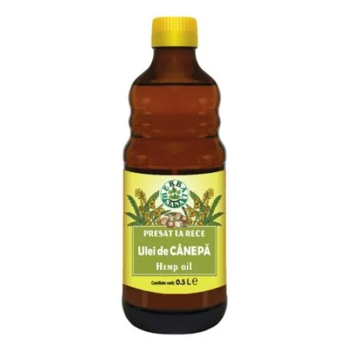 Ulei de Canepa Presat la Rece x 500 ml - Herbalvit