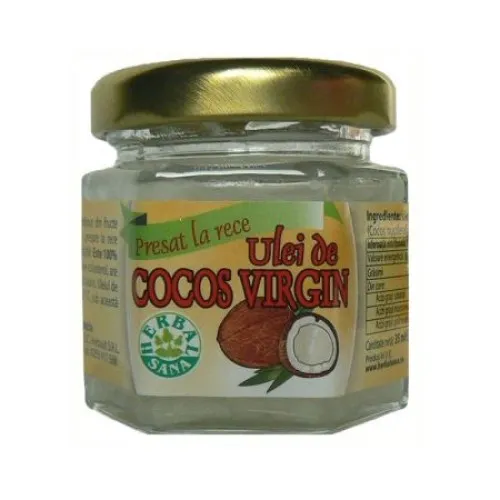 Ulei de Cocos Virgin Presat la Rece x 35ml - Herbavit